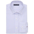 Mens TH Flex Regular Fit Wrinkle Resistant Stretch Pinpoint Oxford Dress Shirt