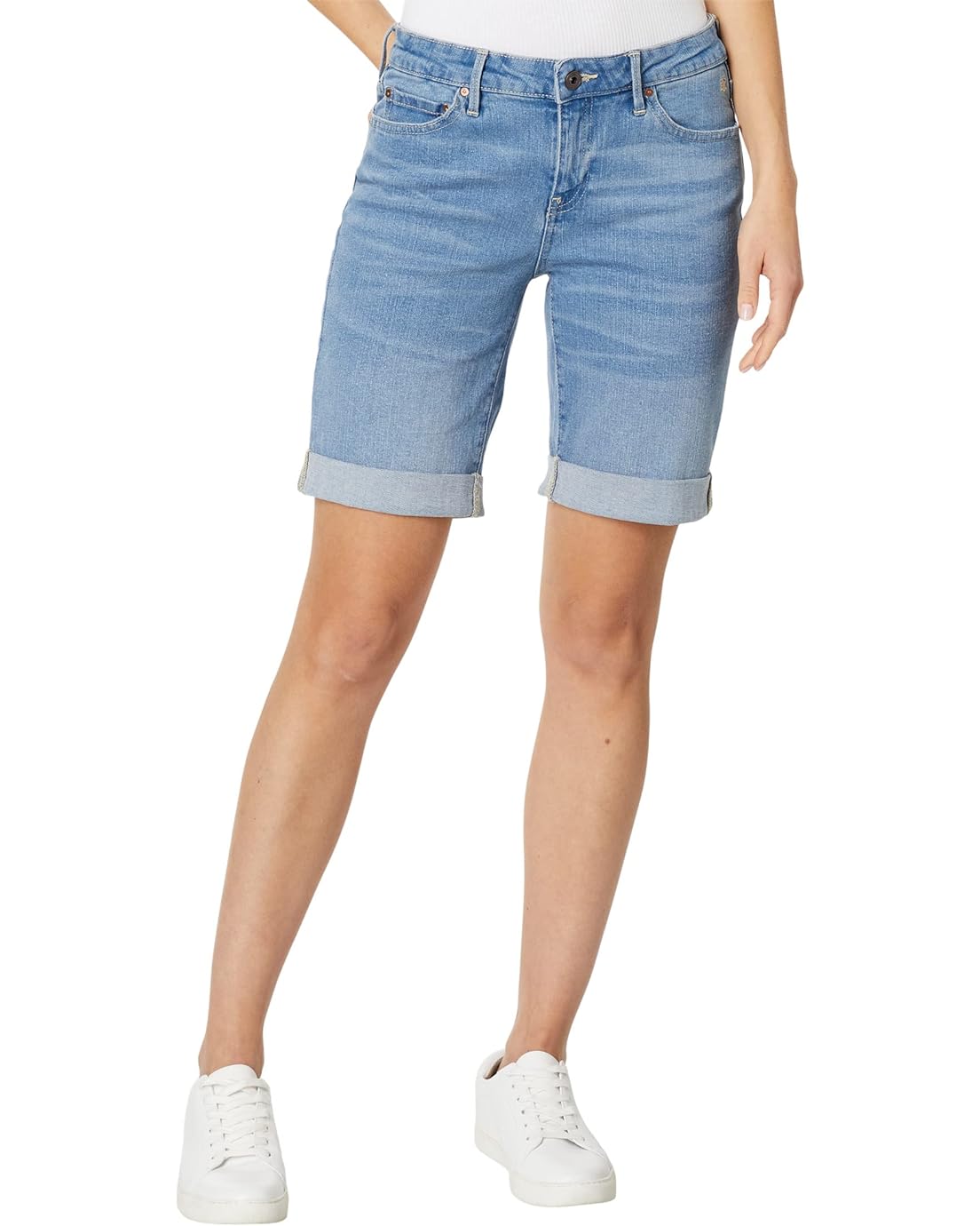Tommy Hilfiger 9 Denim Shorts in Pacific Blue