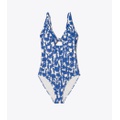 Tory Burch PRINTED KNOT ONE-PIECE