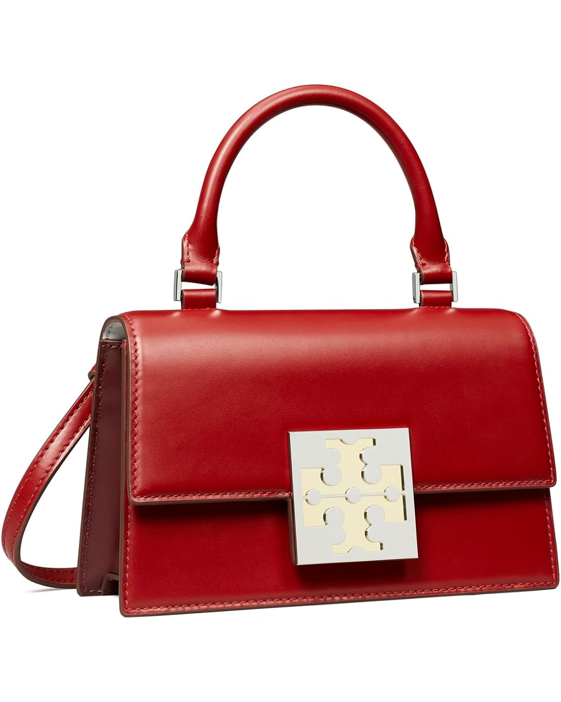 Tory Burch Bon Bon Color-Block Mini Top-Handle Bag