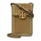 Tory Burch Miller Suede Stitched Phone Crossbody