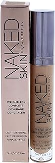 Urban Decay Naked Skin Weightless Complete Coverage Concealer, Medium Light Neutral, 0.16 Ounce