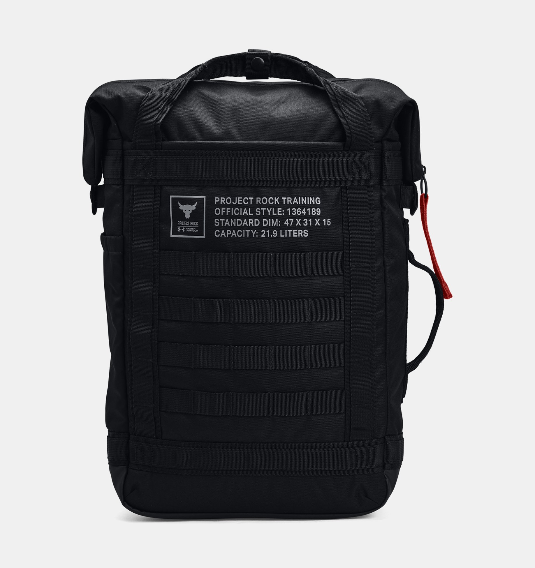 언더아머 Underarmour Project Rock Box Duffle Backpack