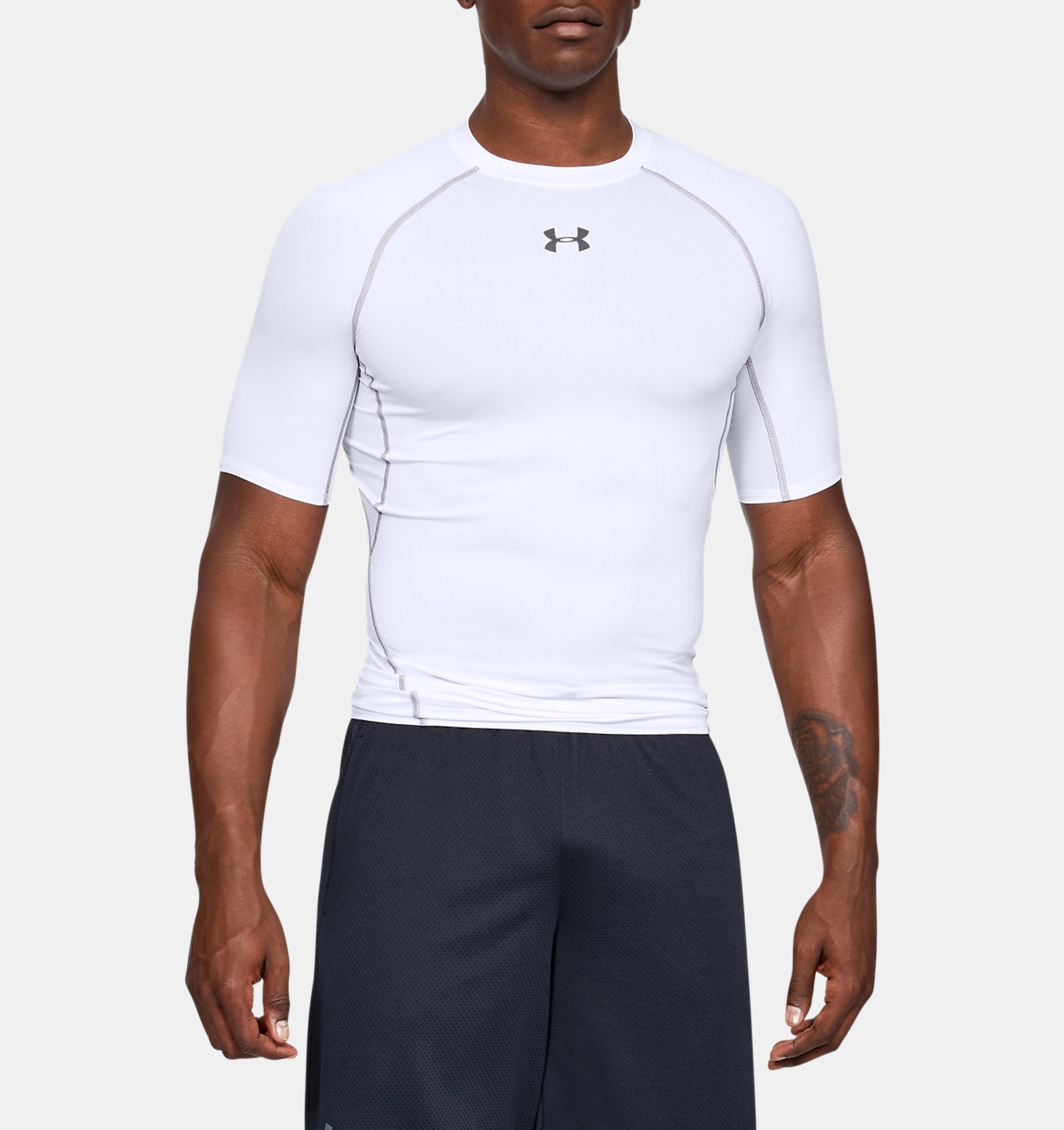 Underarmour Mens UA HeatGear Armour Short Sleeve Compression Shirt