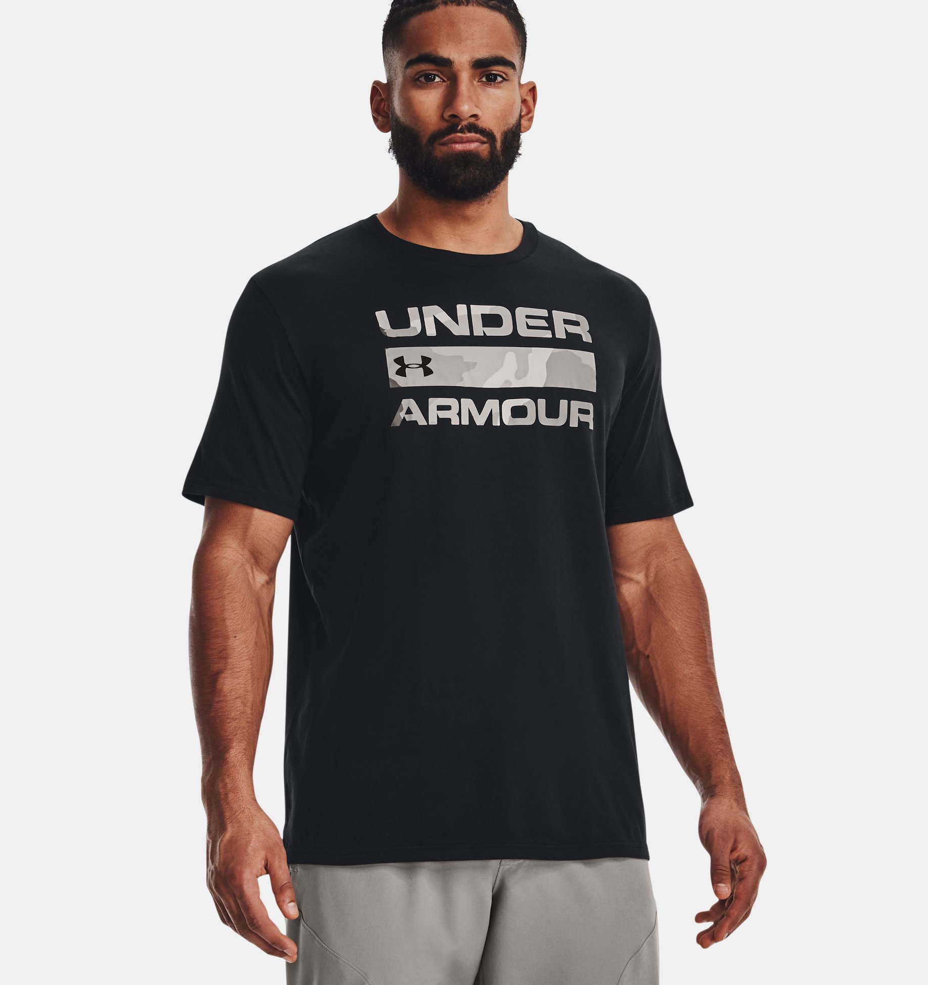 Underarmour Mens UA Stacked Logo Fill T-Shirt