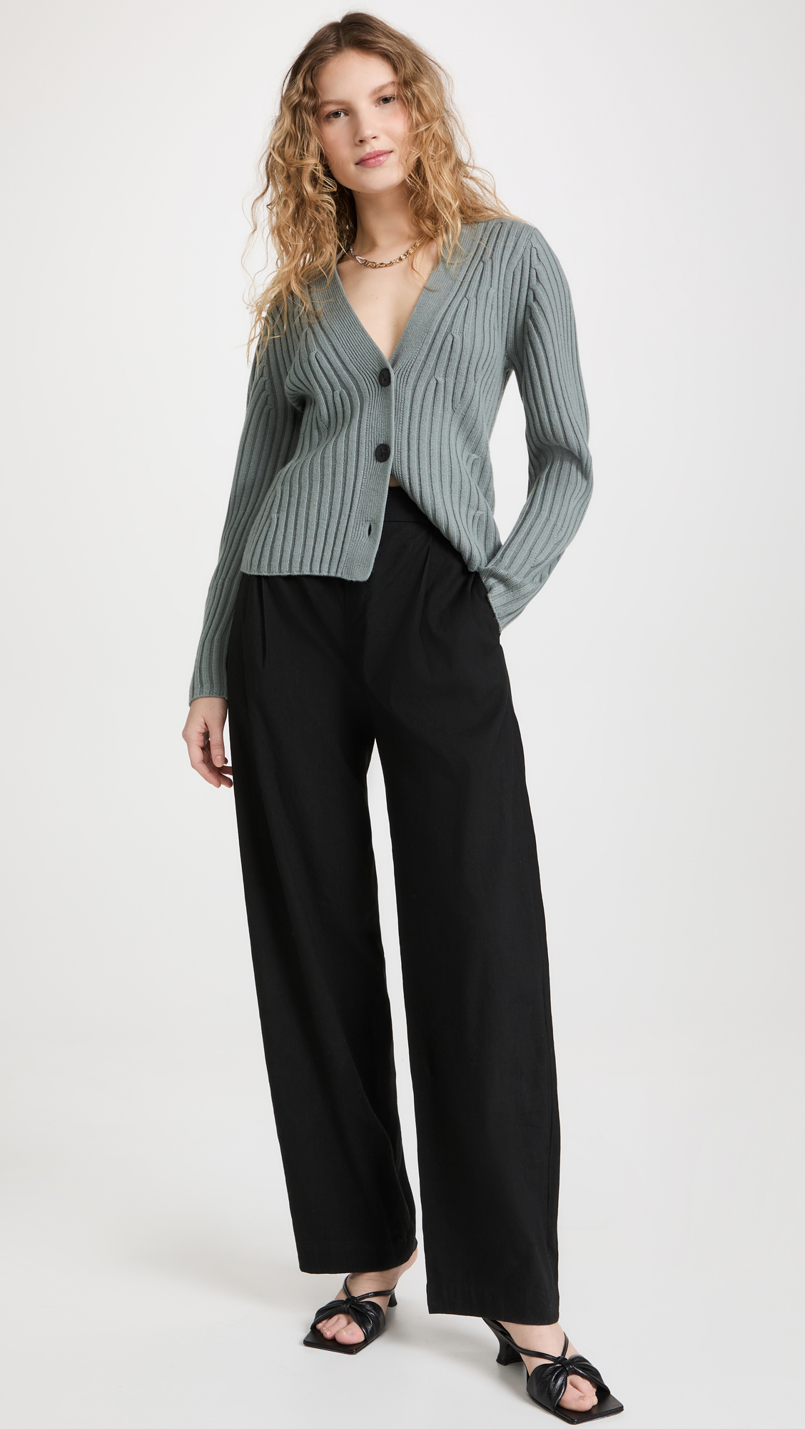 Vince Pleat Front Pull On Pants