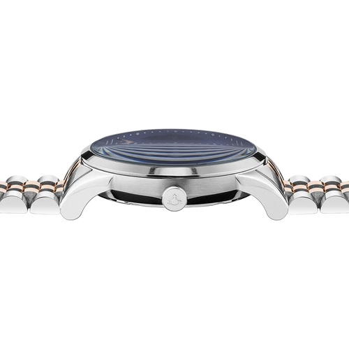 비비안웨스트우드 Vivienne Westwood The Wallace Ladies Quartz Watch with Blue Stone Set Dial & Two Tone Stainless Steel Bracelet