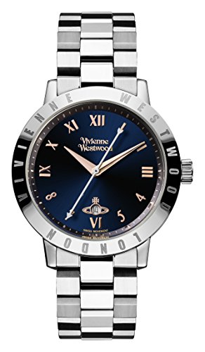 Vivienne Westwood Bloomsbury Blue Dial Stainless Steel Ladies’ Watch VV152NVSL
