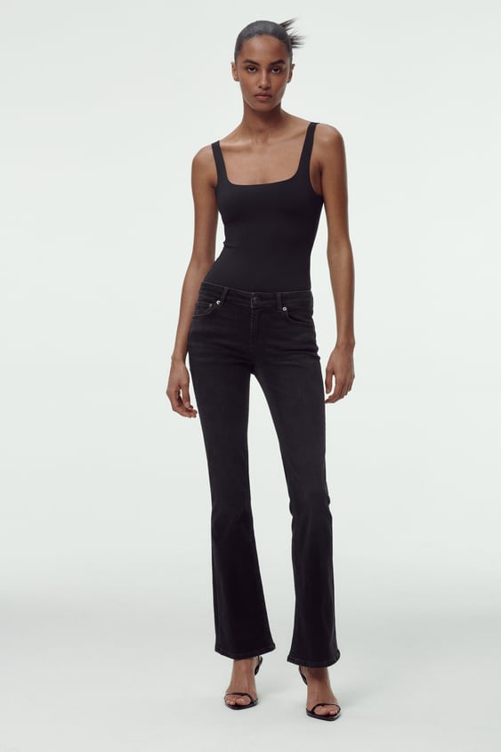 Zara ZW THE LOW RISE BOOTCUT JEANS