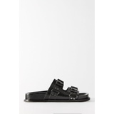 Zara LEATHER SANDALS WITH BUCKLES