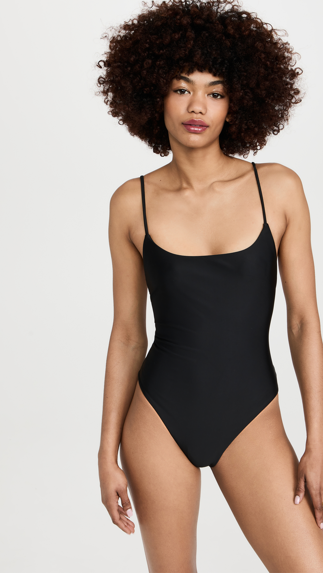 Madewell Second Wave Spaghetti Strap One-Piece Swimsuit