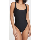 Madewell Sage Square Neck One Piece
