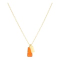 Madewell Stone Collection Carnelian Pendant Necklace