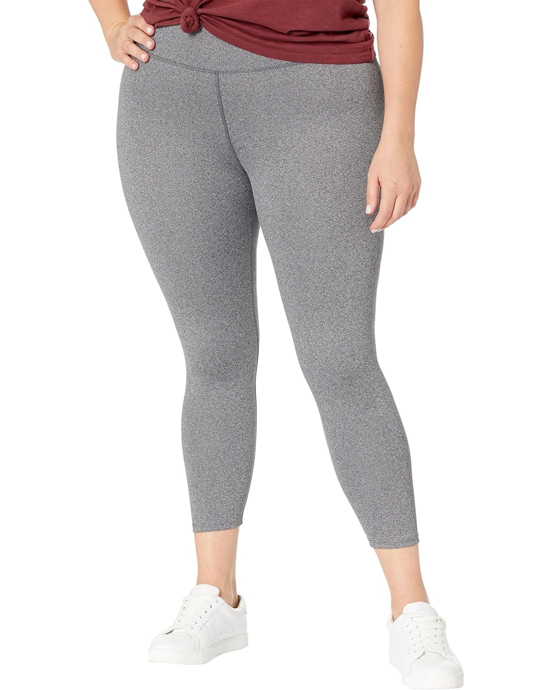 Madewell Plus MWL Form High-Rise 25 Leggings in Heathered Charcoal