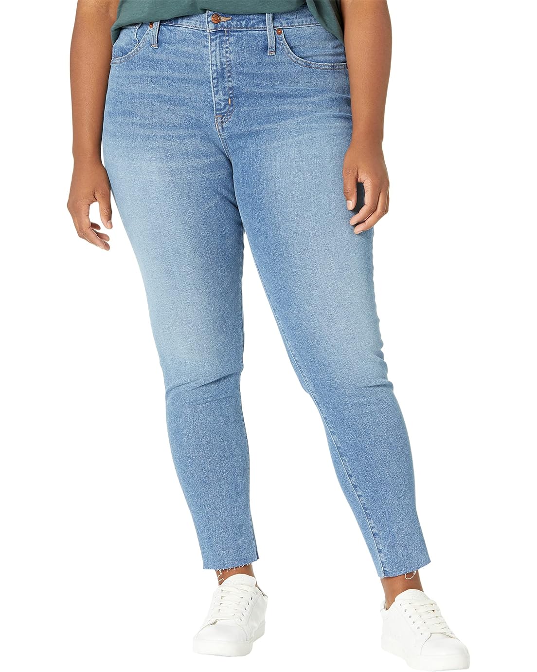 Madewell 9 Mid-Rise Skinny Jeans in Krasner Wash: TENCEL Denim Edition