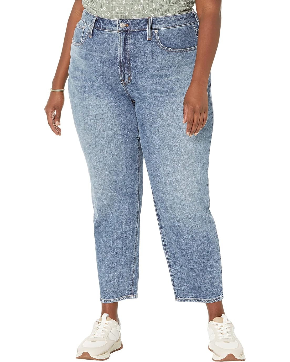 Madewell The Plus Curvy Perfect Vintage Jean in Heathcote Wash