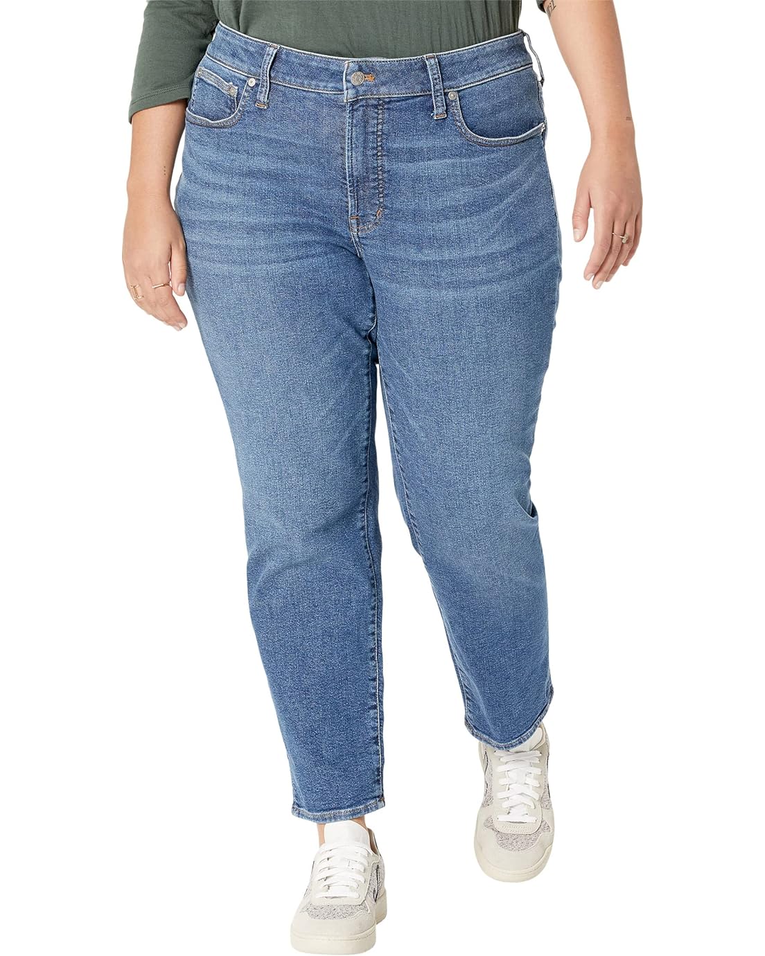 Madewell The Plus Mid-Rise Perfect Vintage Jean in Colwyn Wash
