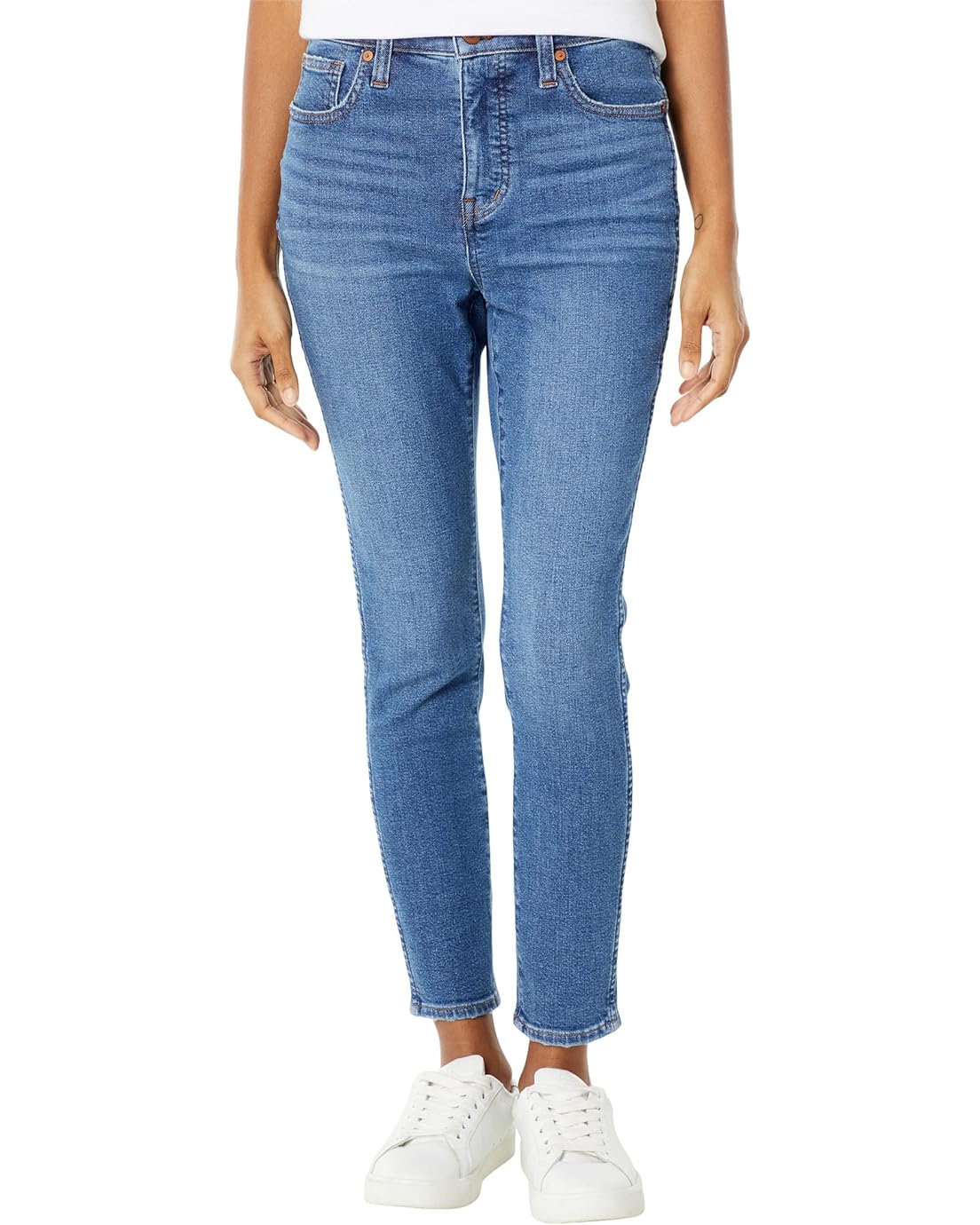 Madewell 10 High-Rise Skinny Crop Jeans in Bradfield Wash