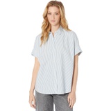Madewell Courier Pintuck-Back Shirt in Stripe