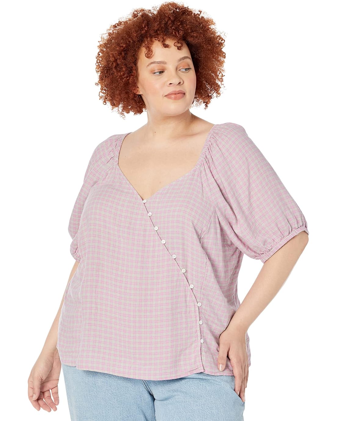 Madewell Plus Size Cora Top - Chinating Linen