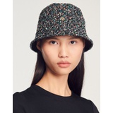 Sandro Reversible tweed hat