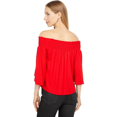  1.STATE Off-the-Shoulder Knit Top