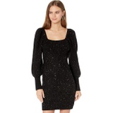 1.STATE Long Sleeve Square Neck Sweaterdress