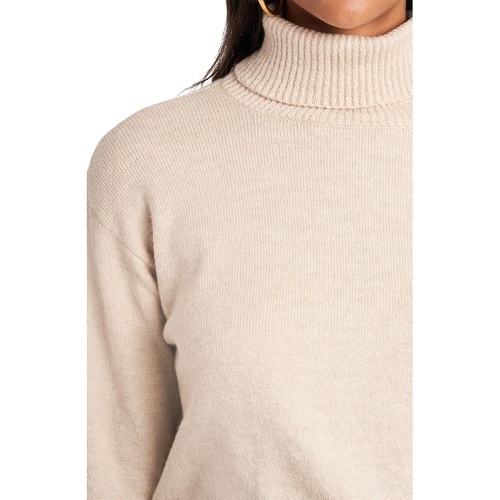  1.STATE Open Back Turtleneck Sweater