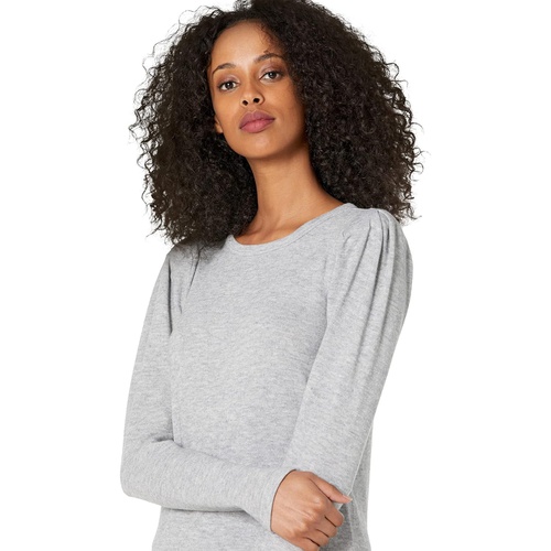  1.STATE Puff Long Sleeve Crewneck Top