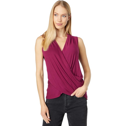  1.STATE Sleeveless Cross Front Top