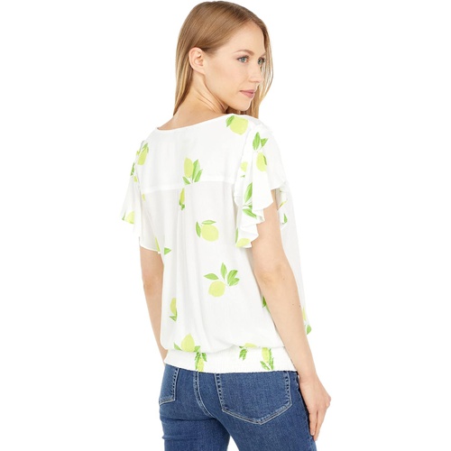  1.STATE Flutter Sleeve Smock Top