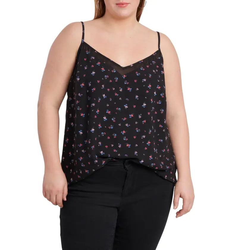 1STATE 1.STATE Sheer Inset Camisole_PT FLEUR DITSY