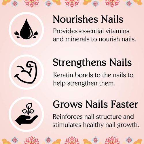  786 Cosmetics - Nourishing Nail Treatment, Smoothes and Nourishes Nails to Make Healthy and Strong Nails, Essential Vitamins and Minerals, Strengthens Nails, Healthier Nails, Helps