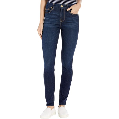  7 For All Mankind The High-Waist Ankle Skinny in Slim Illusion Tried & True