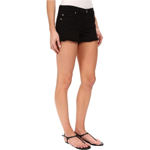  7 For All Mankind Cut Off Shorts in Black