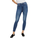 7 For All Mankind Slim Illusion High-Waist Ankle Skinny in Love Story