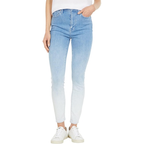  7 For All Mankind High-Waist Ankle Skinny in Ombre Sunny Stretch