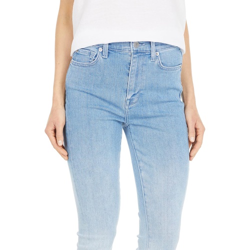  7 For All Mankind High-Waist Ankle Skinny in Ombre Sunny Stretch