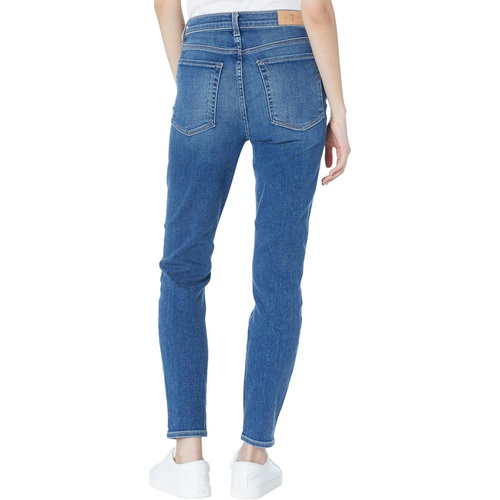  7 For All Mankind High-Waist Ankle Skinny Exposed Buttons in Stellar