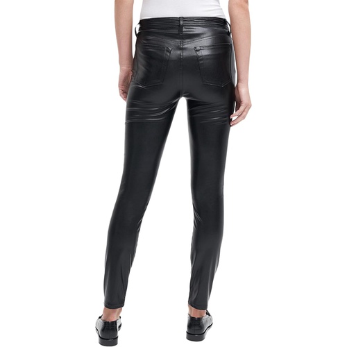  7 For All Mankind High-Waist Skinny Vegan Leather