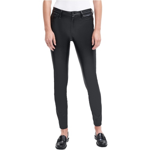  7 For All Mankind High-Waist Skinny Vegan Leather