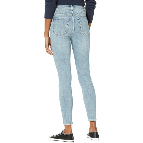  7 For All Mankind High-Waisted Ankle Skinny in Trio