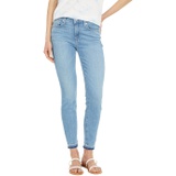 7 For All Mankind Ankle Skinny with Released Hem in Alta Blue