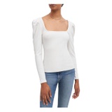 7 For All Mankind Long Sleeve Square Neck