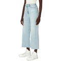 7 For All Mankind Ultra High-Rise Crop Jo with Cut Hem in Luxe Vintage Sandalwood