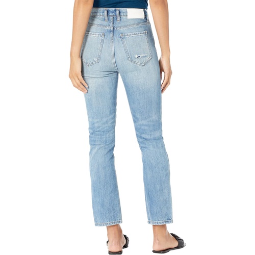 7 For All Mankind Easy Slim Cropped in Palma Rosau002FDestroy