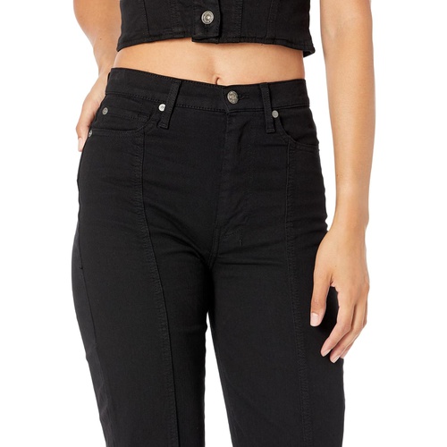  7 For All Mankind Ultra Dojo with Front Seam in Black