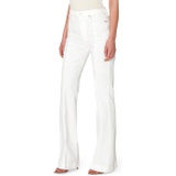 7 For All Mankind Ultra Dojo with Front Seam in White
