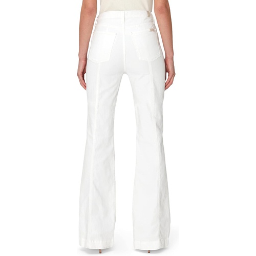 7 For All Mankind Ultra Dojo with Front Seam in White