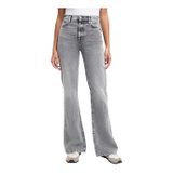 7 For All Mankind Easy Boot with Center Back Split in Fern Grey